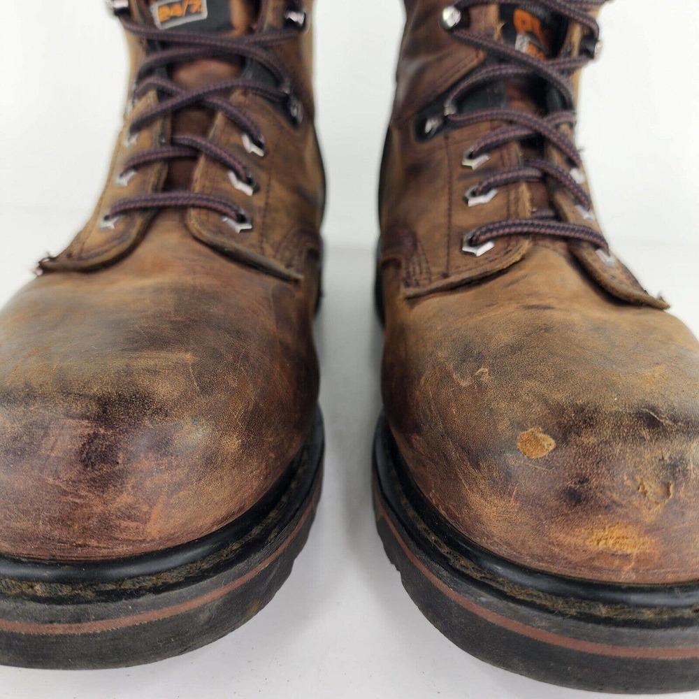 Timberland PRO Men's 6" Pit Boss Steel Toe US 9.5 Brown Industrial Work Boot - Picture 8 of 12